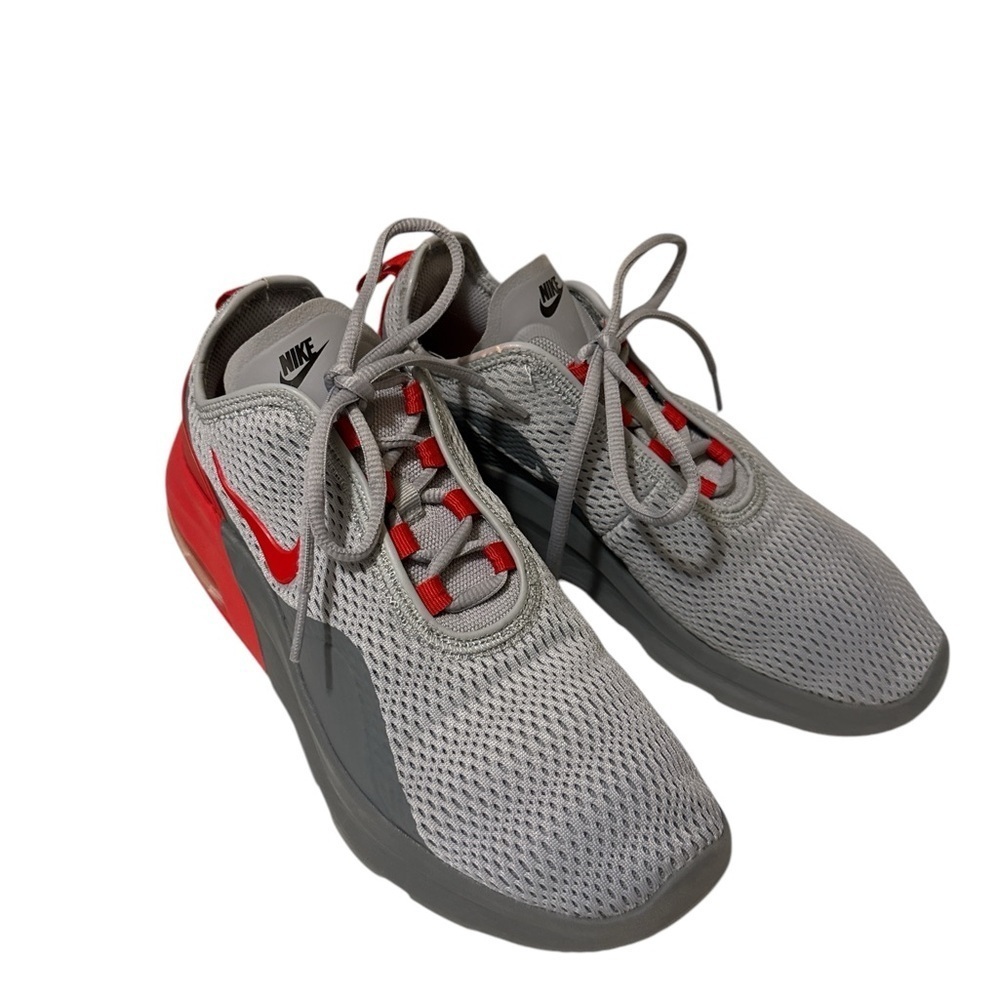 Nike Air Max Motion 2 Mens Red Grey Running Shoes in good conditions - Picture 2 of 12